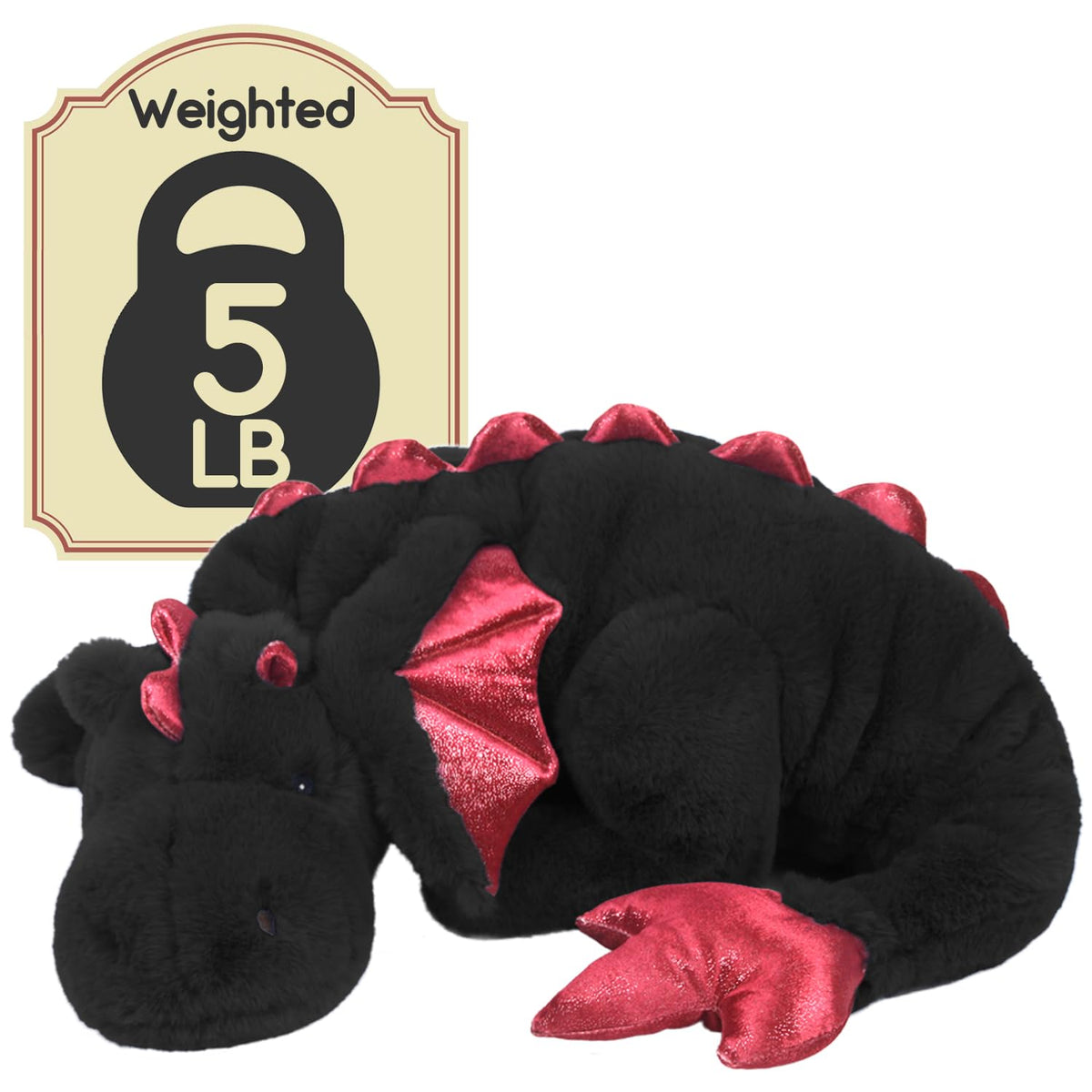 ARELUX giant dragon plush face close-up for comforting cuddle