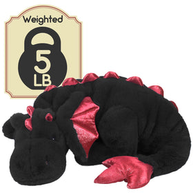 ARELUX giant dragon plush face close-up for comforting cuddle