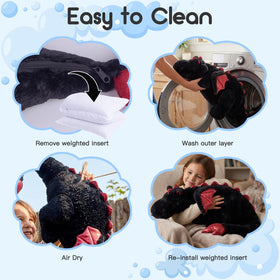 ARELUX dragon plush washing capability ensures colorfast care