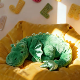 ARELUX dragon plush detailed stitching supports durable, kid-friendly craftsmanship.