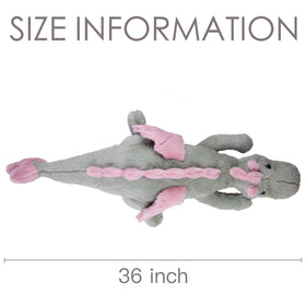 ARELUX oversized dragon plush 36in with soft fur ideal for kids and adults