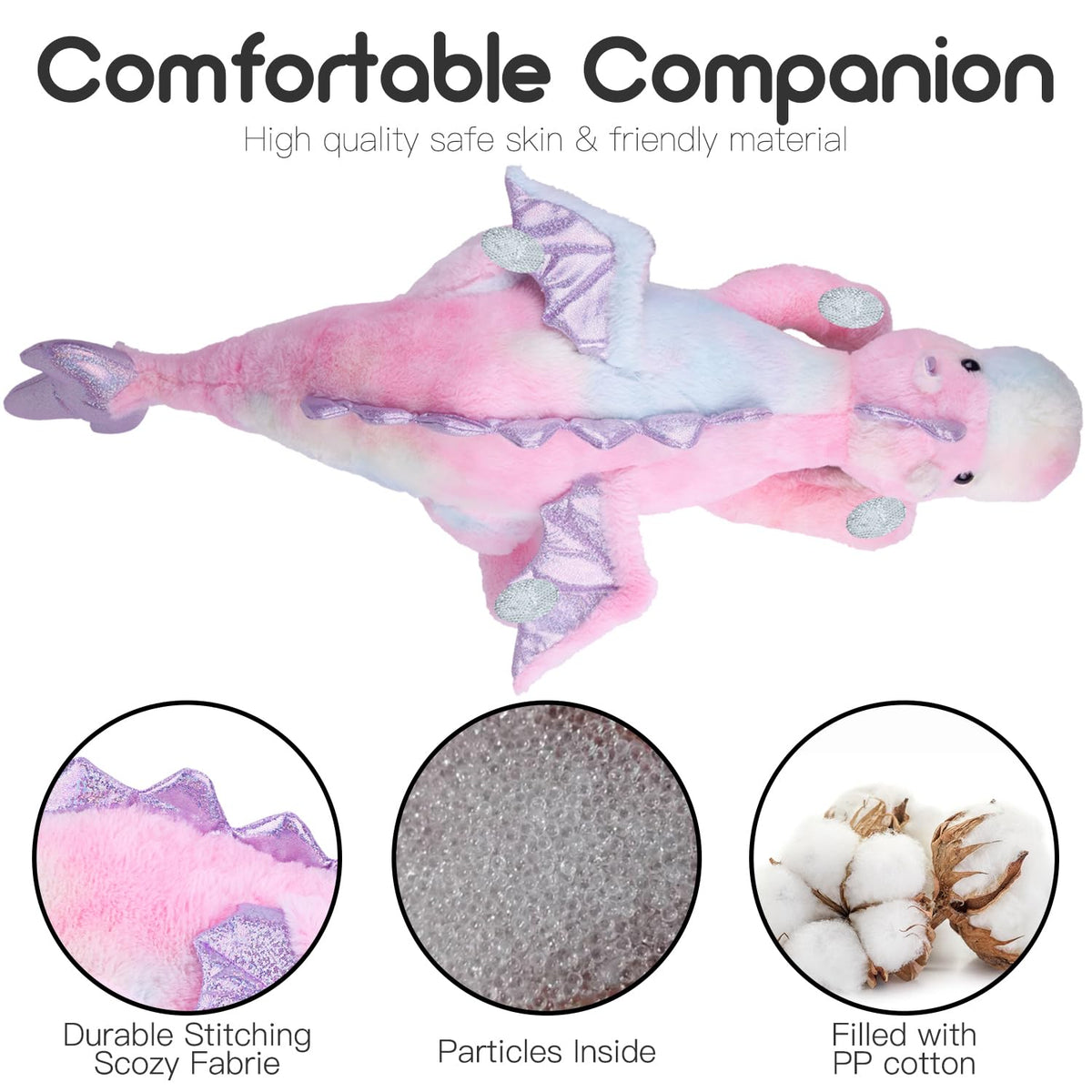 ARELUX plush pillow nap support for comfy study sessions