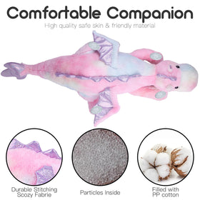 ARELUX plush pillow nap support for comfy study sessions