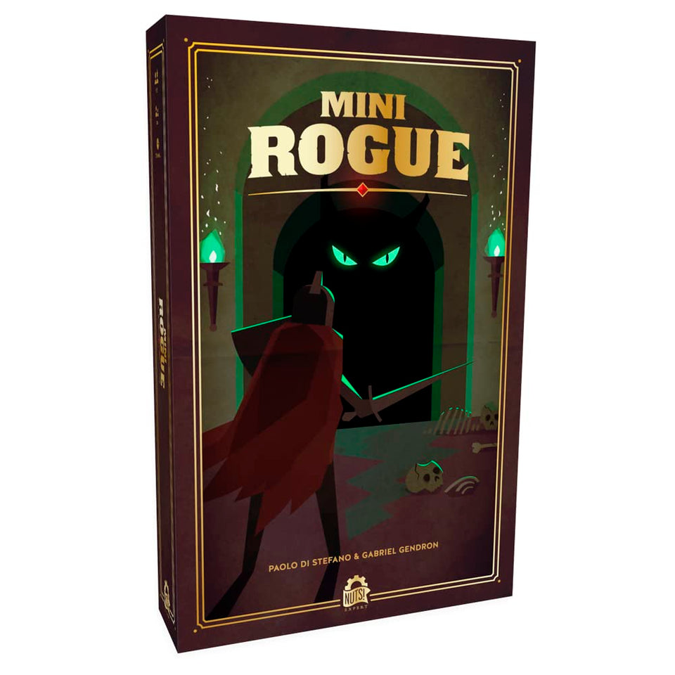 Ares Games Mini Rogue dungeon scene with adventurer, ideal for two-player family game nights.