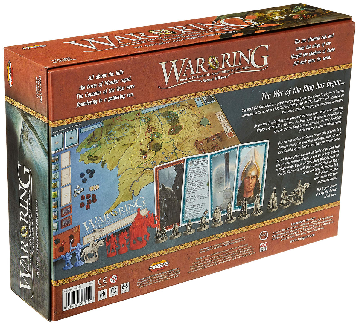 Ares Games War of the Ring 2nd Edition plastic figures ready for immersive battles