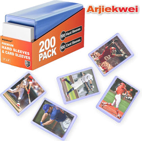 Arjiekwei clear PVC protectors keep cards readable and durable during daily use.
