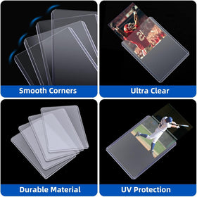 Arjiekwei soft sleeve 3x4 protector offers flexible protection for display-ready cards.