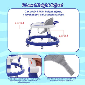 Ark Miido adjustable-height walker supports growing babies during learning sessions.