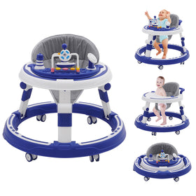 Ark Miido baby walker with entertainment table promotes exploration while supporting early walking.