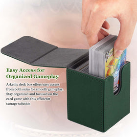 Arkeiliy deck box interior view demonstrates easy access and neat organization