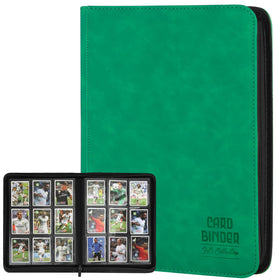 Arkeiliy Emerald binder close-up shows durable PU leather and secure pockets.