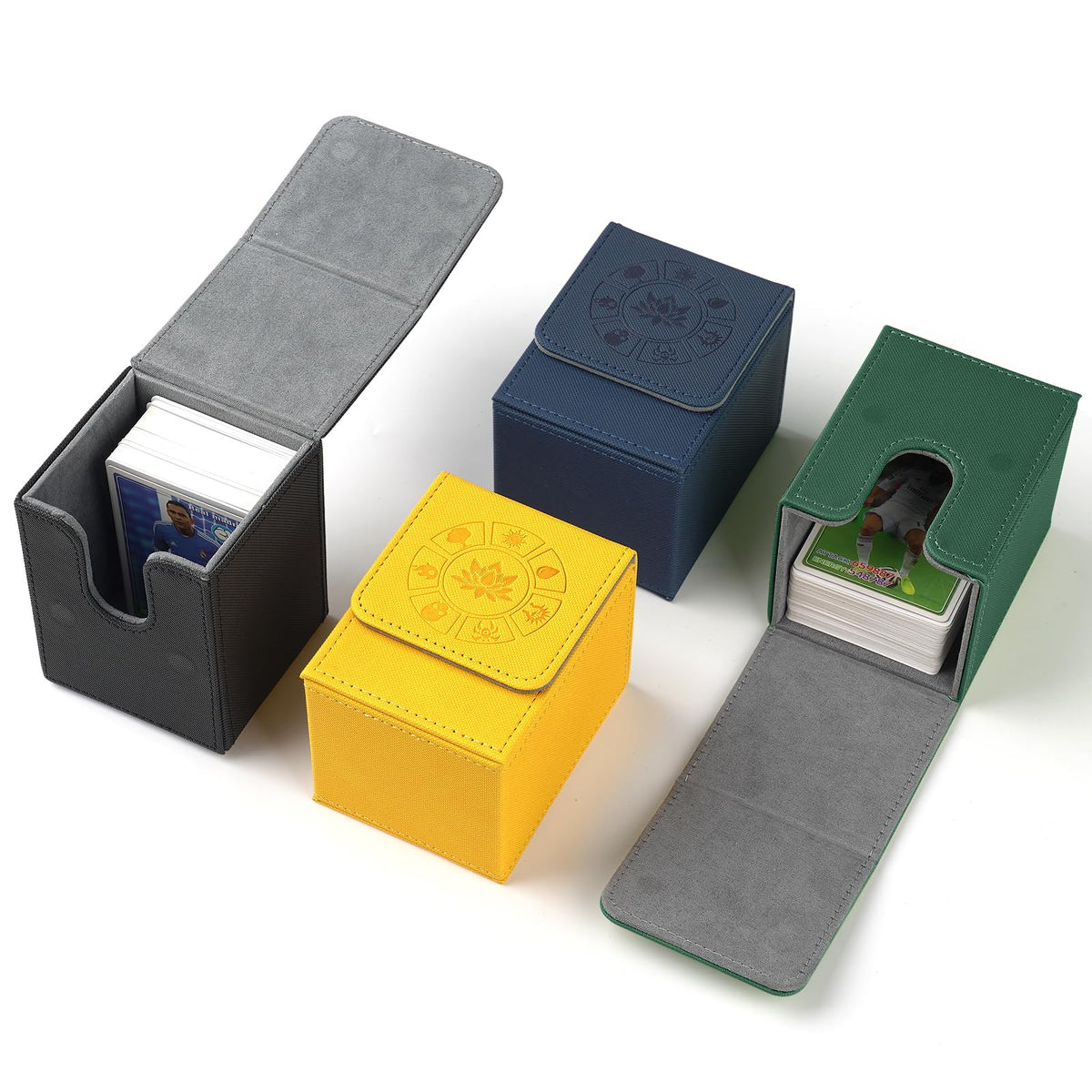 Arkeiliy MTG deck box 4-pack organized portable storage for tournament-ready decks