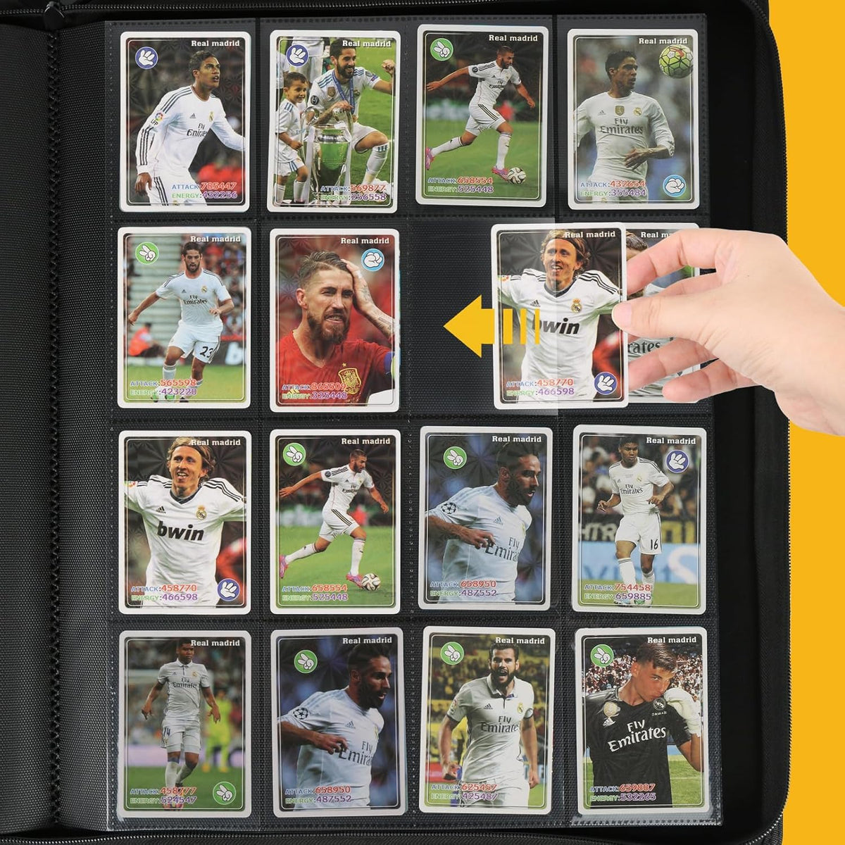 Arkeiliy Premium Ringless Binder 1024 card capacity fits large collections on the go.