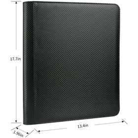 Arkeiliy Premium Ringless Binder lightweight and portable for tournaments and meetups.