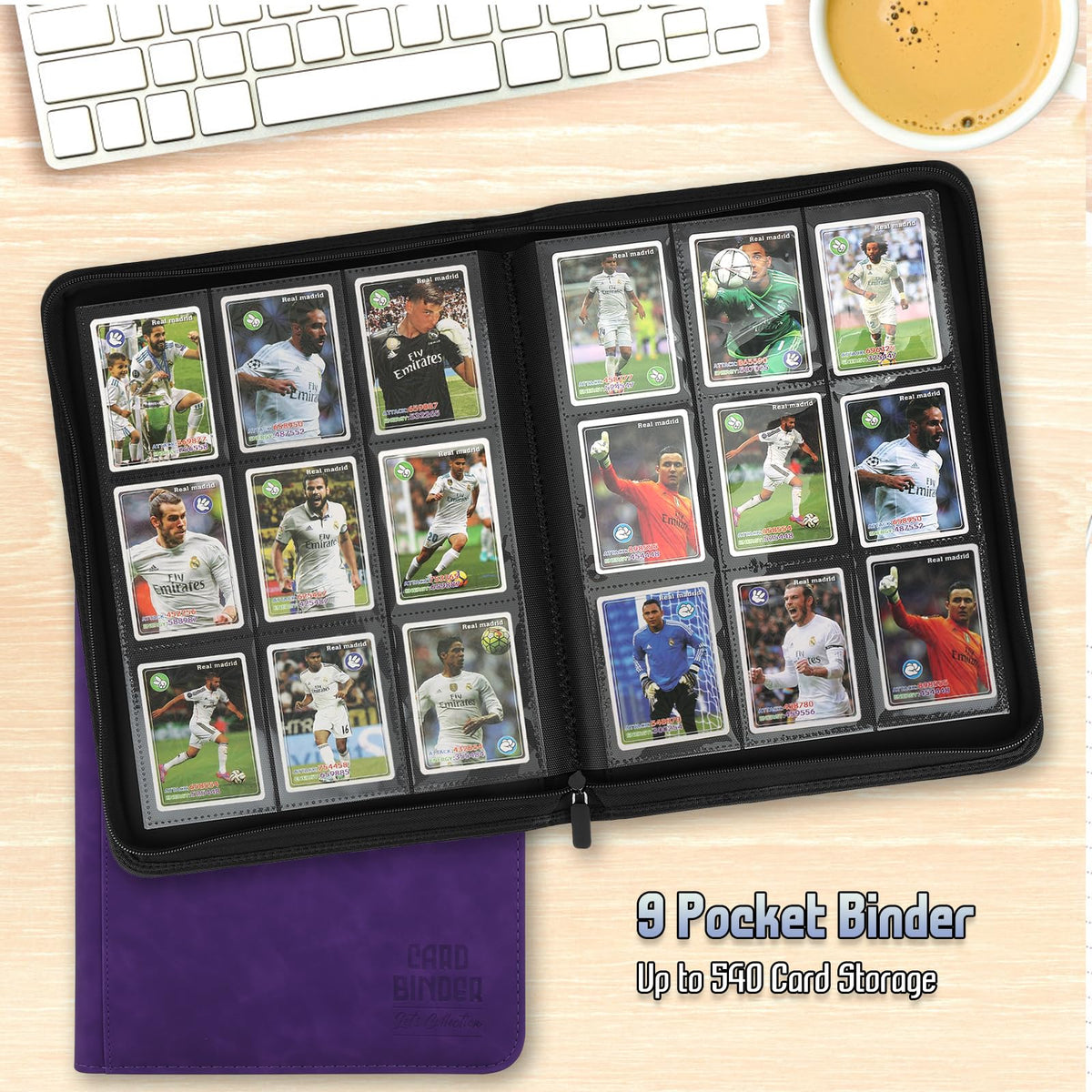Arkeiliy PU leather purple cover offers durable, stylish protection