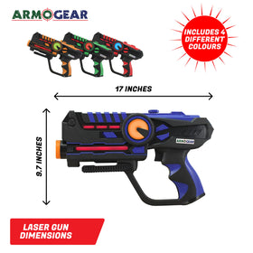 ArmoGear Laser Tag Guns shotgun mode for close-quarters action
