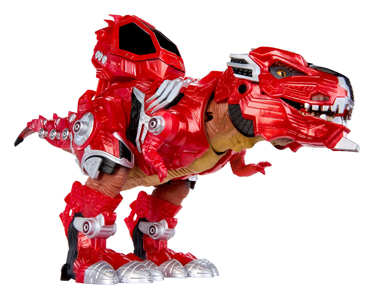 Ajax articulated dino showing a dynamic charging stance.