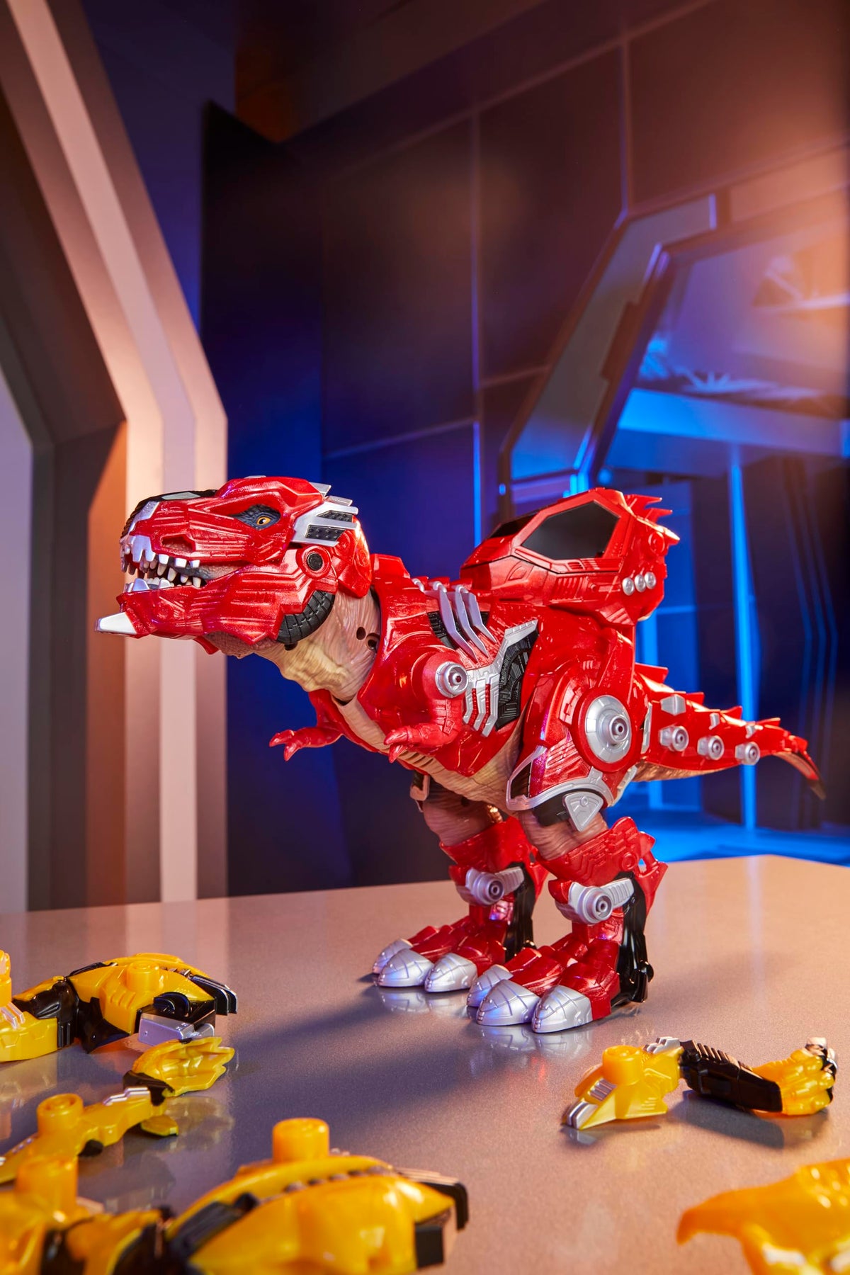 Dinosaur scale figure perfect for interactive adventures.