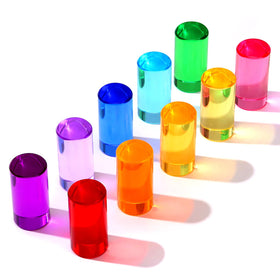 Arnbz Rainbow Acrylic Blocks for color recognition and light-table play.