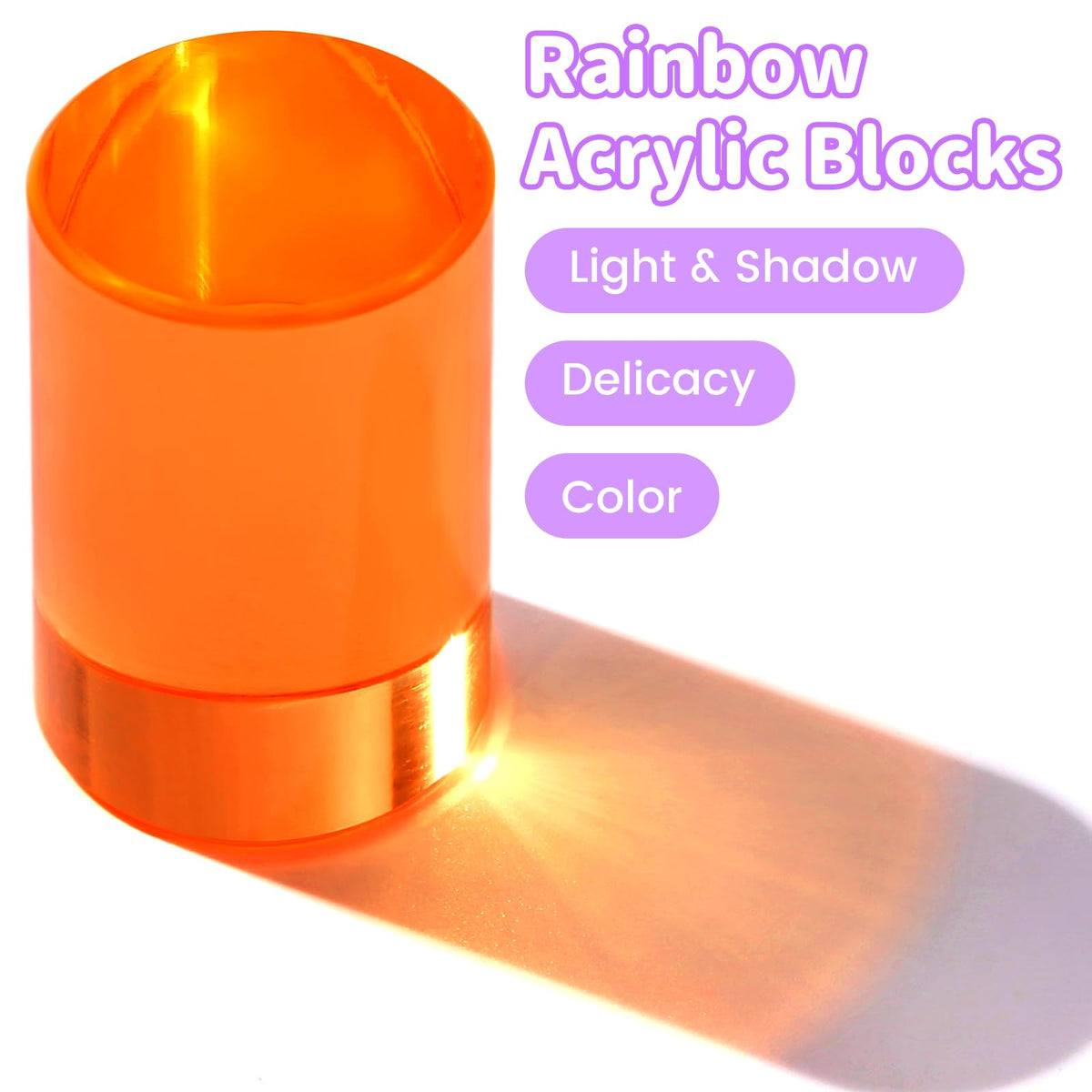 Arnbz rainbow blocks support open-ended building and early math play.