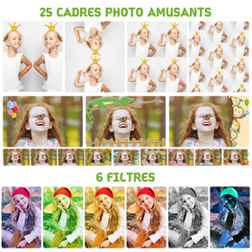 ARNSSIEN Kids Camera battery life supports 2 4 hours of playtime