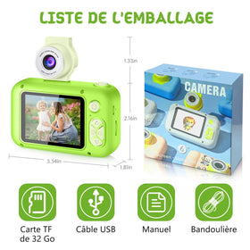 ARNSSIEN Kids Camera package contents ready for quick setup and play