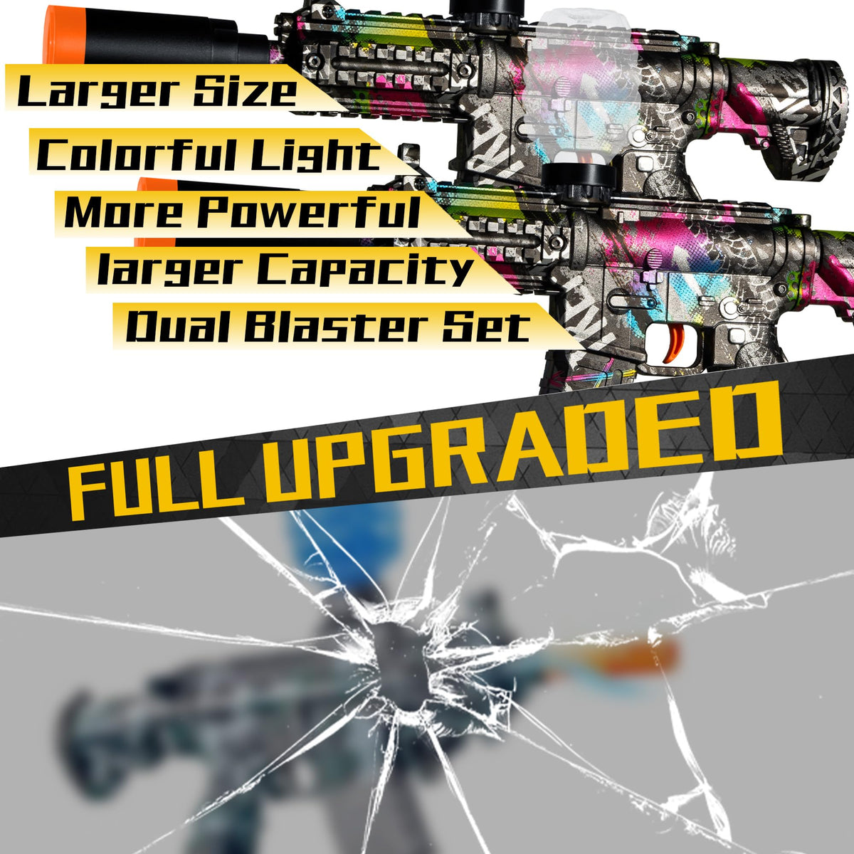 AROBEF gel blaster used by teens 14+ for outdoor team games.