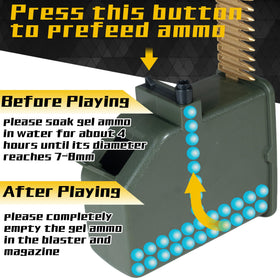 AROBEF Gel Splat Blaster suited for ages 15 and up.
