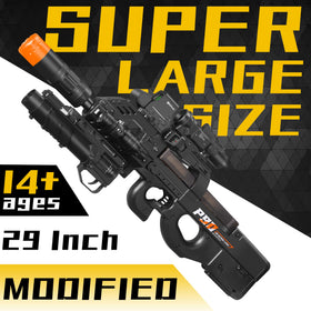 AROBEF Gel Splat Blaster in semi-auto manual mode preserves power during play.