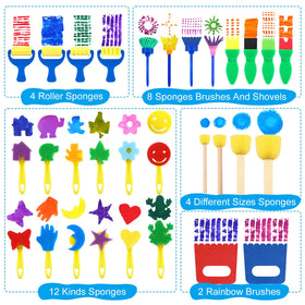 AROIC non-toxic finger paints 2oz bottles ensure safe, vibrant color for hands-on creativity.