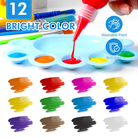 AROIC waterproof paint smock keeps clothing protected during messy mini art sessions.
