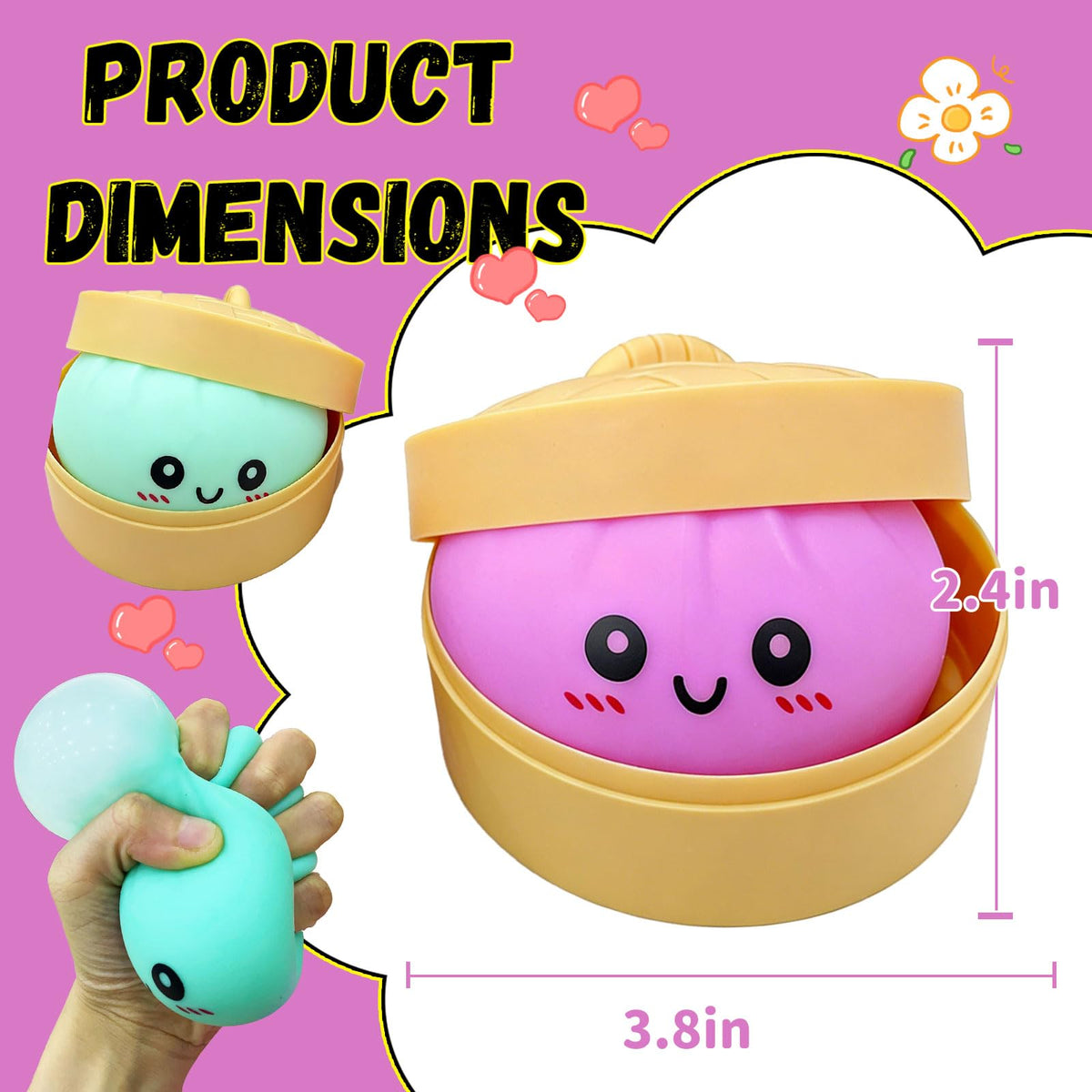 ARO X MATI White-pink dumpling texture close-up