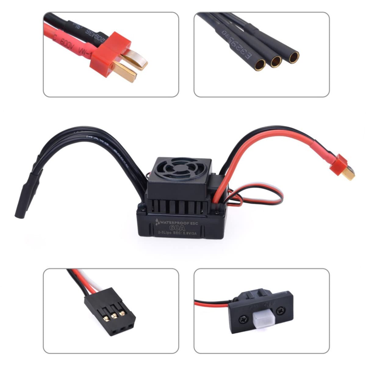 ARRAROWN 2S LiPo compatibility offers flexible power options.