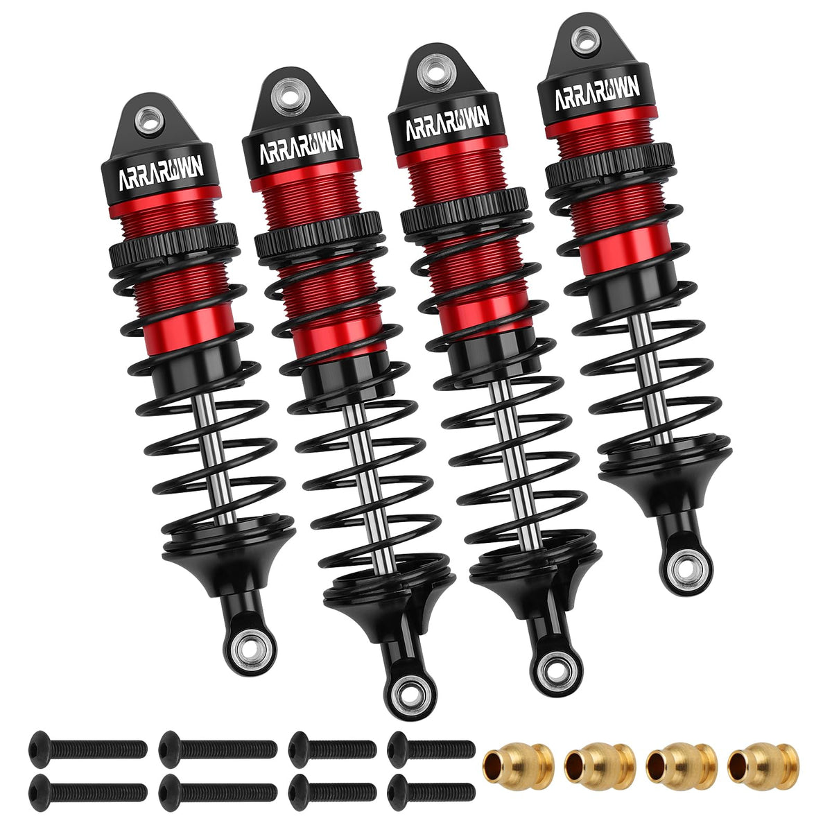 ARRAROWN alloy front and rear shock kit ensures reliable replacement parts.