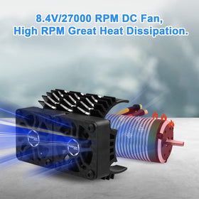 ARRAROWN carbon covers for RC motor cooling fans