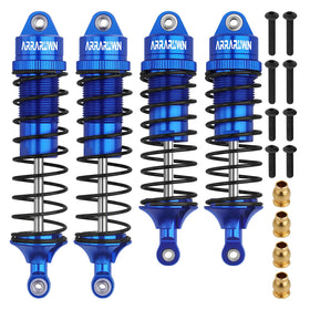 ARRAROWN front shock absorber 100mm blue for stable handling on 1/10 RC cars