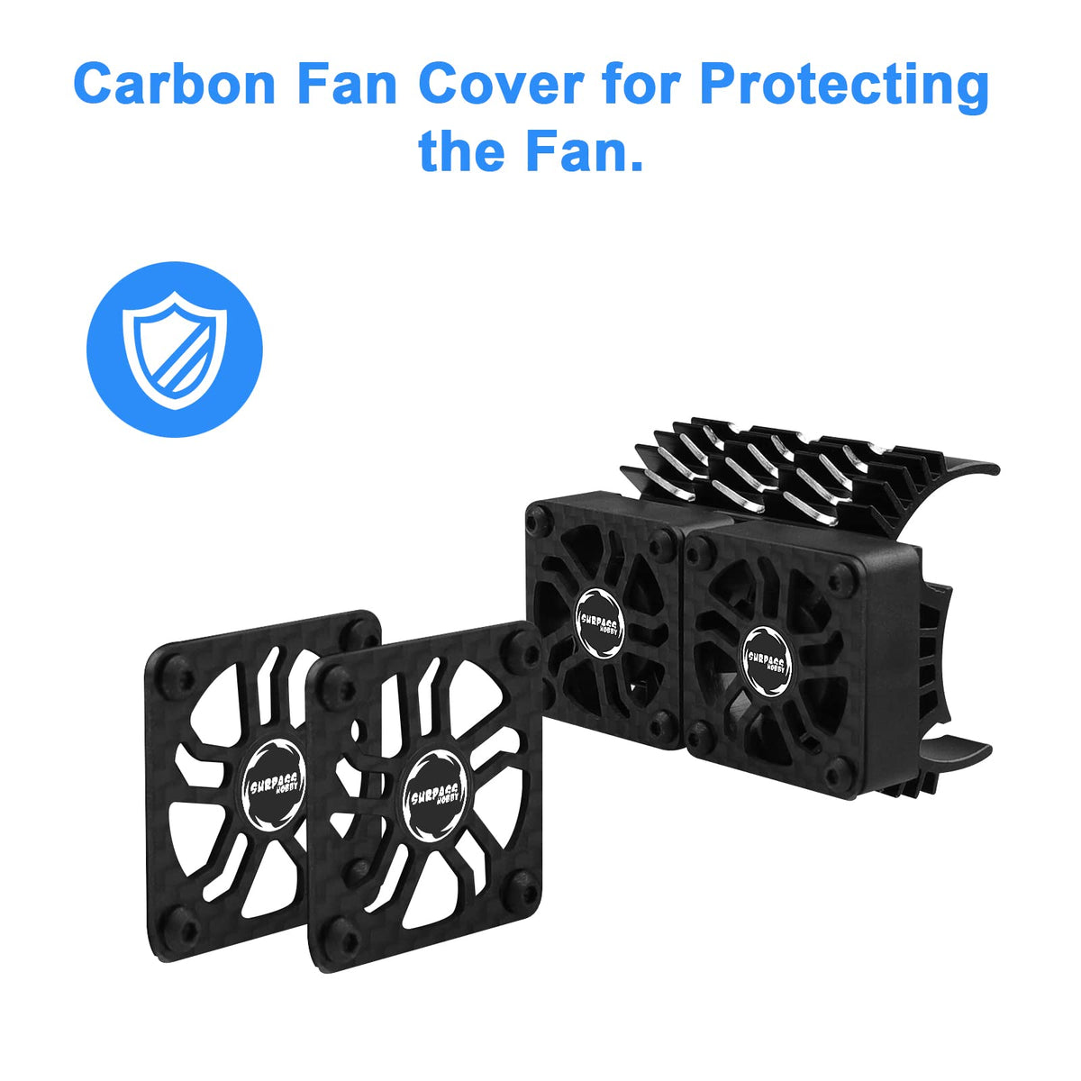 ARRAROWN metal body with silver heatsink for RC fan