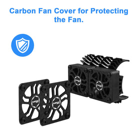 ARRAROWN metal body with silver heatsink for RC fan