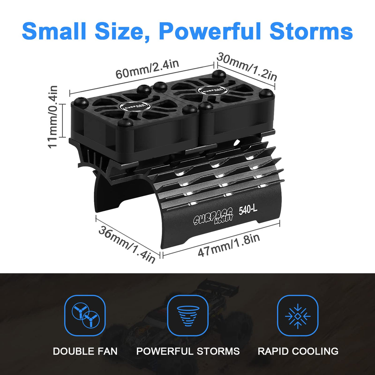 ARRAROWN durable metal assembly supports long term use in demanding RC sessions