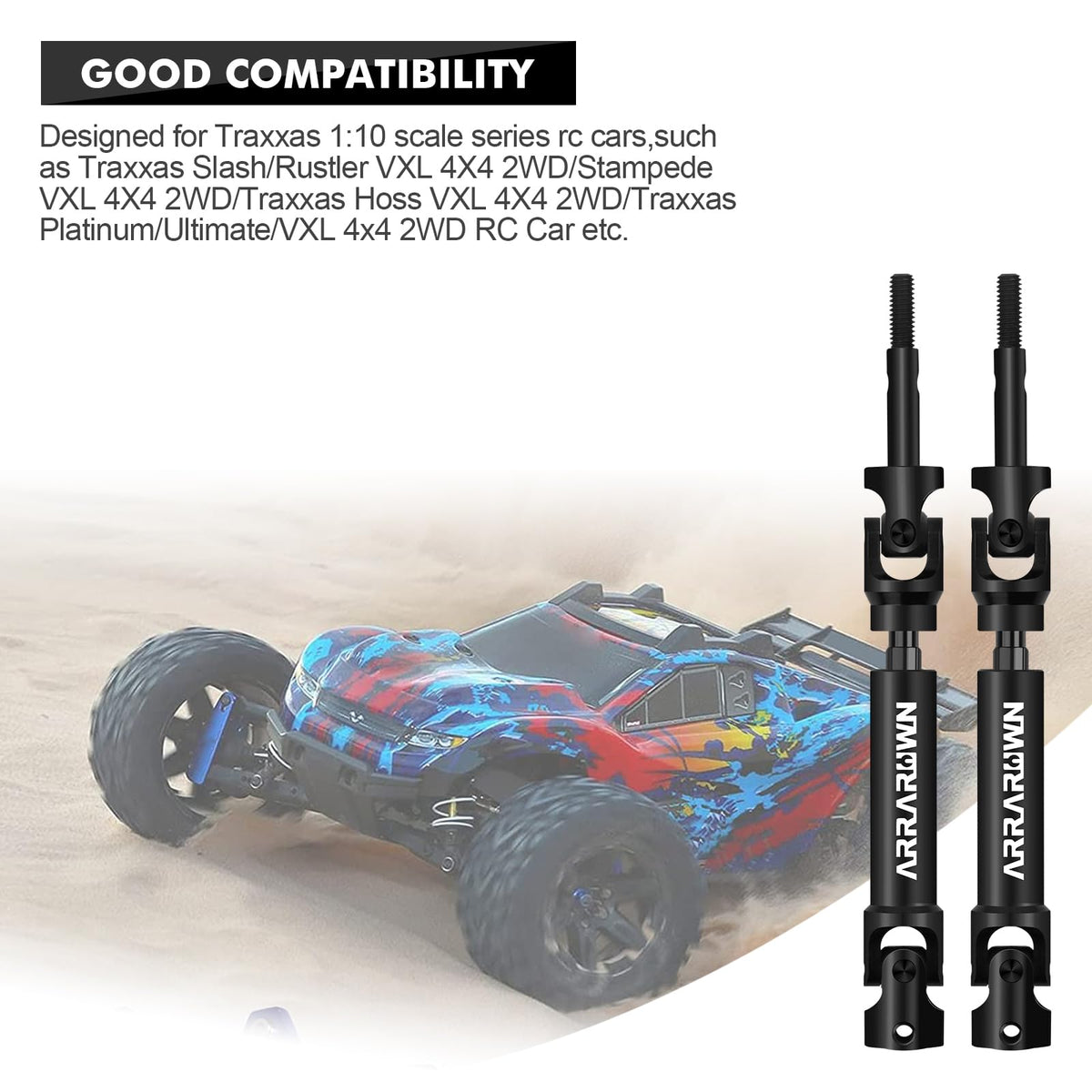 ARRAROWN RC car parts screw nut kit, includes install hardware.
