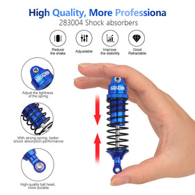 ARRAROWN 1/10 RC car shock set blue compatible with Traxxas models