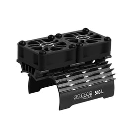 ARRAROWN RC motor cooling fan with dual 30mm blades for efficient heat dissipation during high speed runs