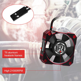 ARRAROWN aluminum heatsink cooling fan close-up shows durable construction