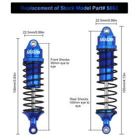 ARRAROWN assembled shock set blue ready for quick replacement