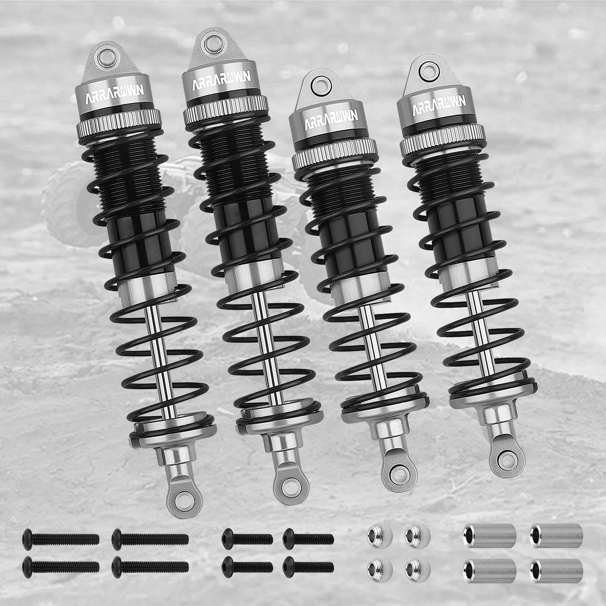 ARRAROWN mounting posts, balls, and screws included for easy installation.