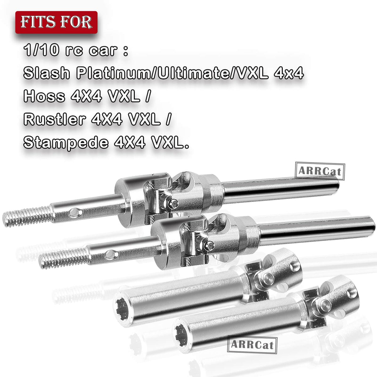 ARRCat rear CVD drive shaft in blue close-up for durability
