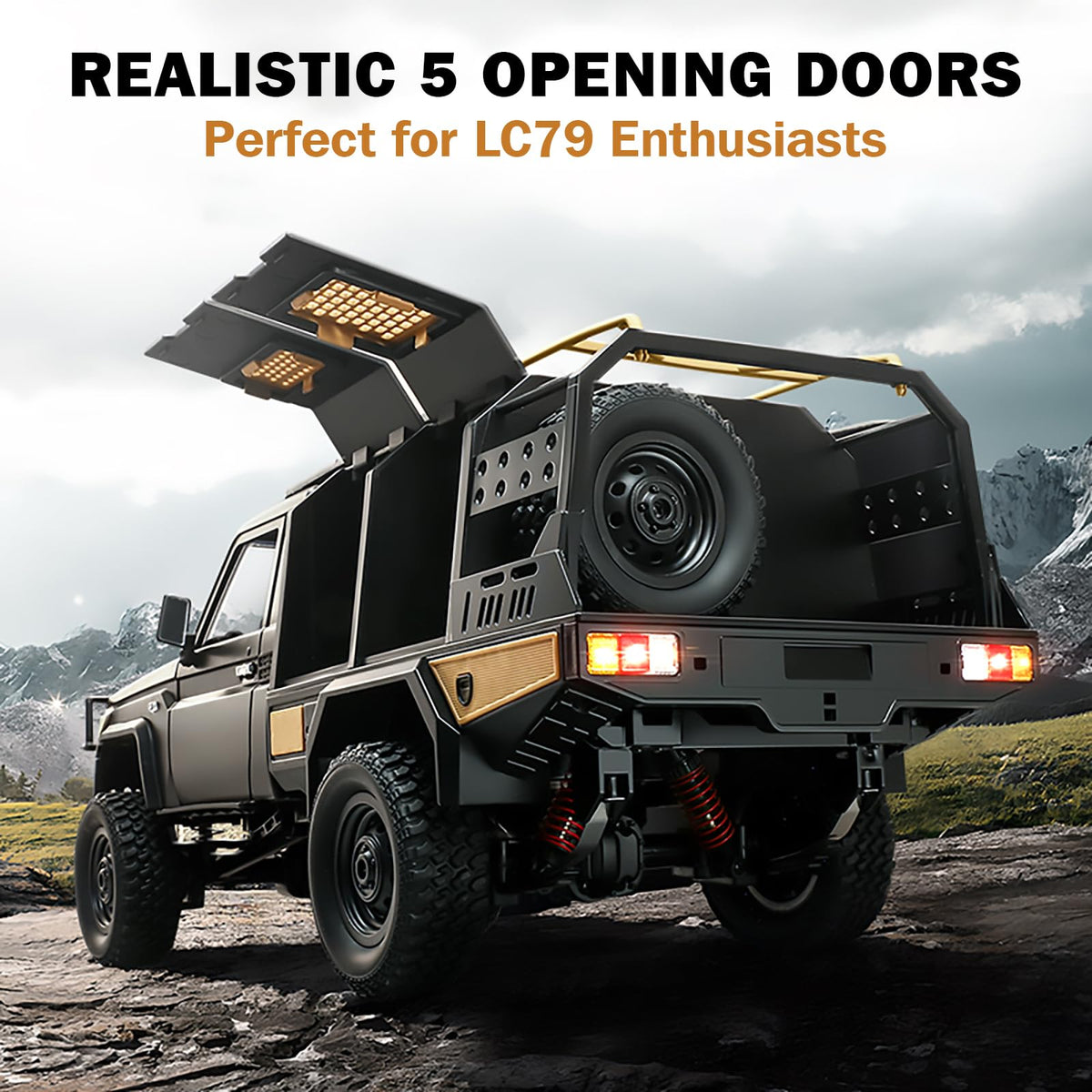 ARRIS MN82S underbody chassis with sturdy four-link suspension.
