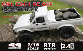 ARRIS WPL C24-1 top-down view emphasizes RTR setup for quick starts