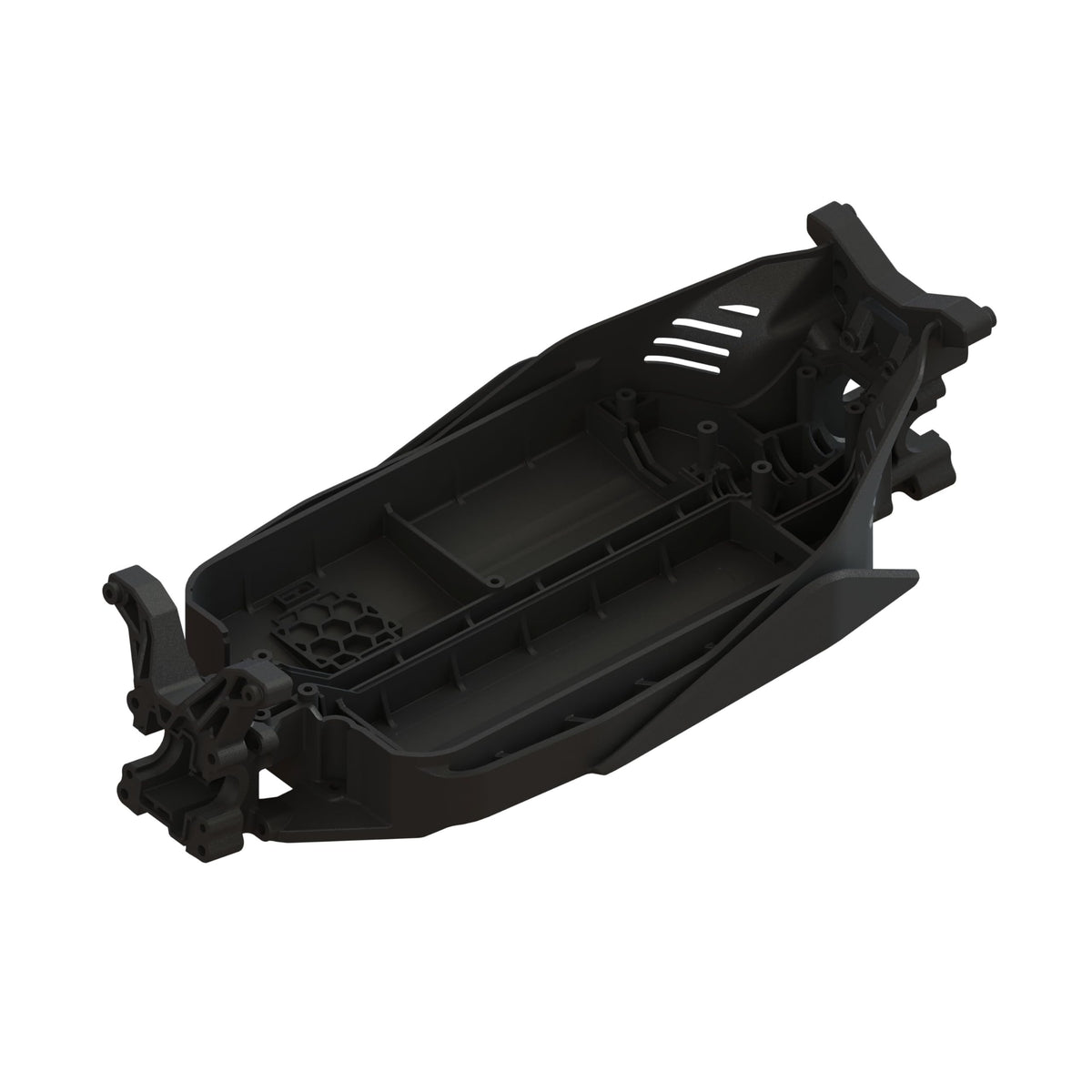 ARRMA GROM 200mm composite chassis, durable replacement part for RC racing