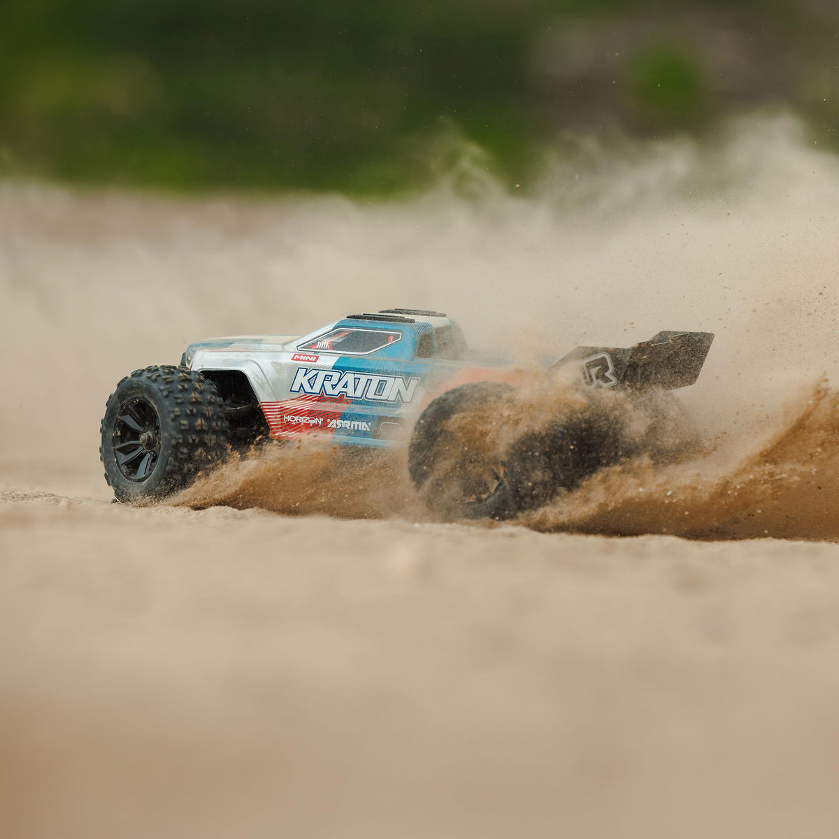 ARRMA Mini Kraton 3S DSC 4x4 chassis close-up reveals reinforced construction